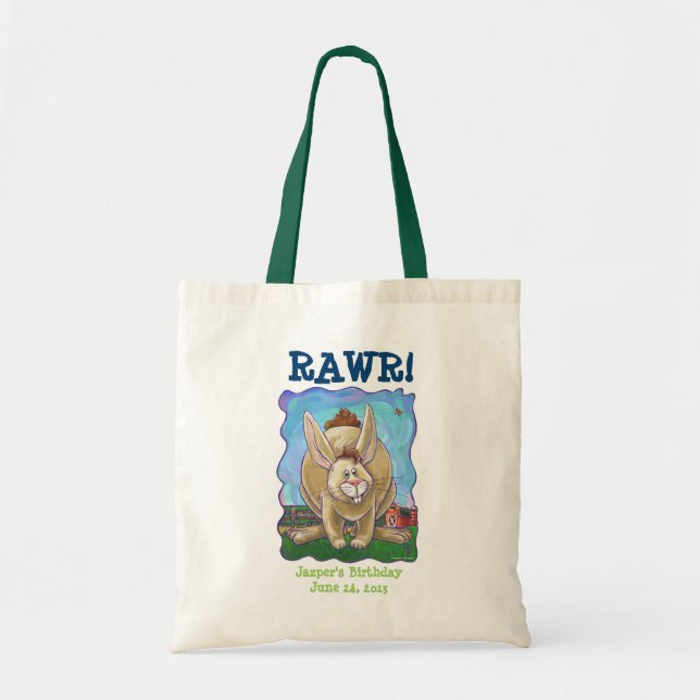 Rabbit Party Centre Tote Bag (Front)