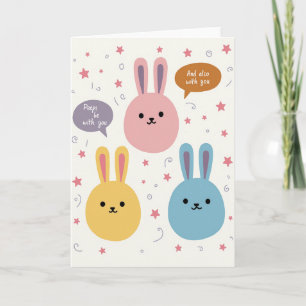 Rabbit Peeps Greeting Card