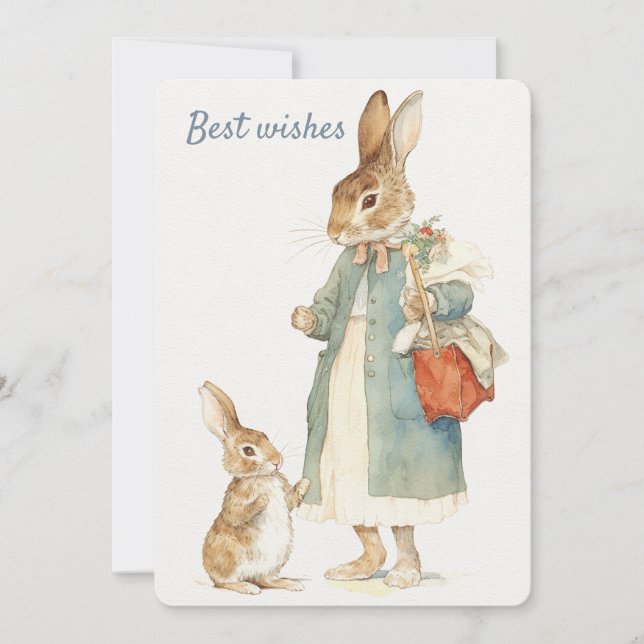 Rabbit Peter Mother`s Day Card (Front)