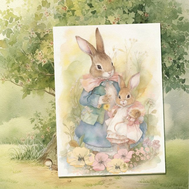 Rabbit Peter Mother`s Day Card (Creator Uploaded)