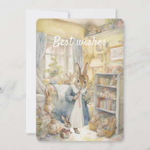 Rabbit Peter Mother`s Day Card