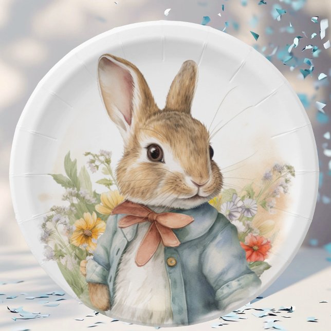 Rabbit Peter Paper Plate (Creator Uploaded)