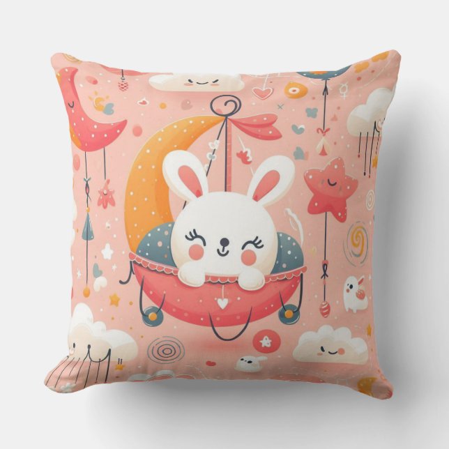 Rabbit pillow design (Front)
