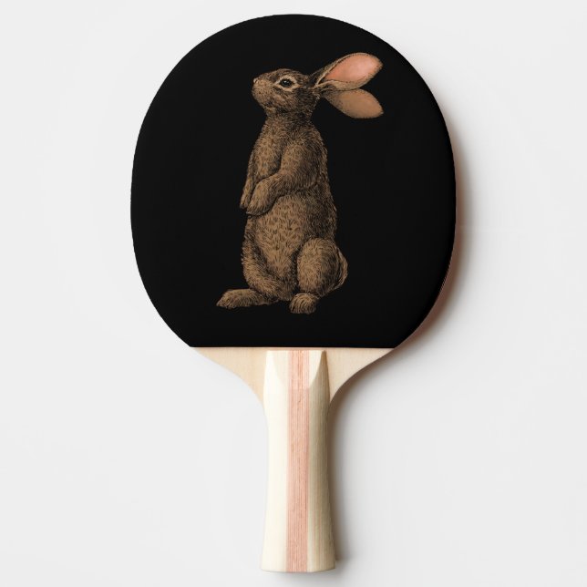 Rabbit Ping Pong Paddle (Front)