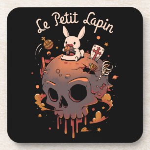 Rabbit Planet - White Bunny Prince Coaster