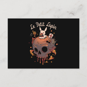 Rabbit Planet - White Bunny Prince Enclosure Card