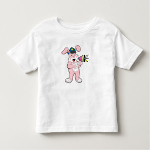 Rabbit Police officer Microphone Toddler T-Shirt