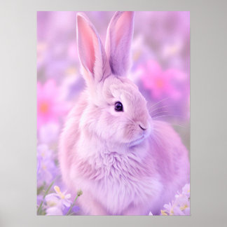 Rabbit Portrait 114 Poster
