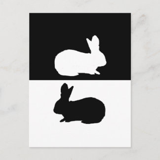 rabbit postcard