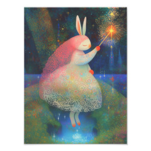 Rabbit Princess Photo Print