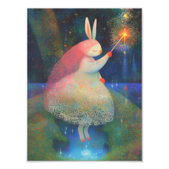 Rabbit Princess Photo Print (Front)