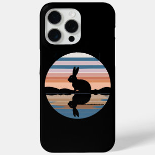 Rabbit Retro Sunset iPhone 15 Pro Max Case