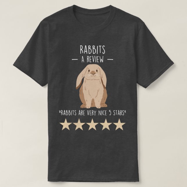 Rabbit Review T-Shirt (Design Front)