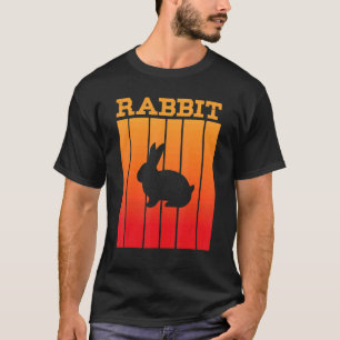 Rabbit Shadow Silhouette At Sunset T-Shirt