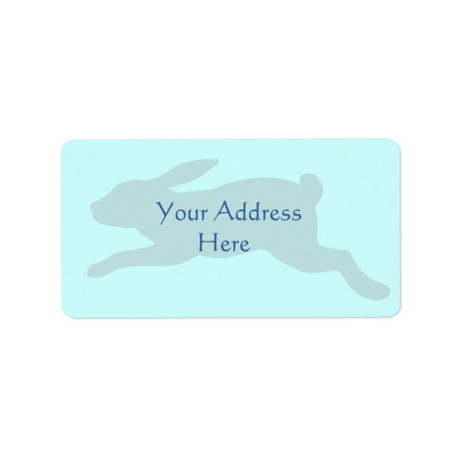 Rabbit Silhouette Label (Front)