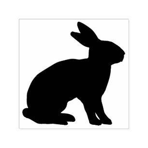 Rabbit Silhouette Self-inking Stamp