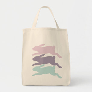 Rabbit Silhouettes Tote Bag