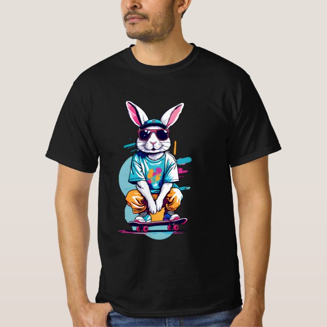 Rabbit skate T-Shirt (Front)