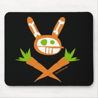 Rabbit Skull Mouse Pad