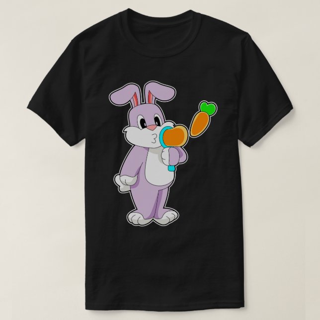 Rabbit Soap bubbles rot T-Shirt (Design Front)