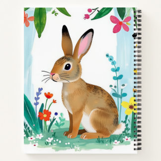 Rabbit Spring Note Notebook