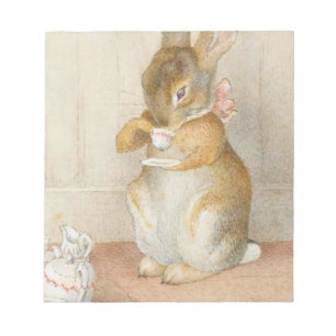 Rabbit Tea Party - Beatrix Potter Notepad