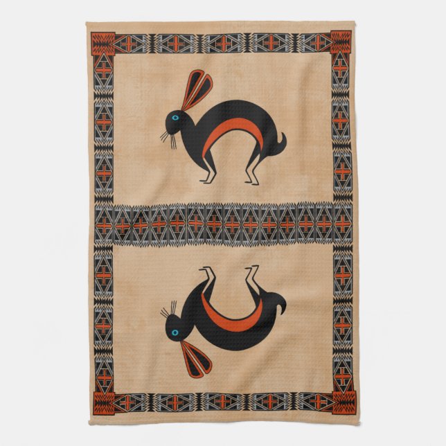 Rabbit Tea Towel (Vertical)