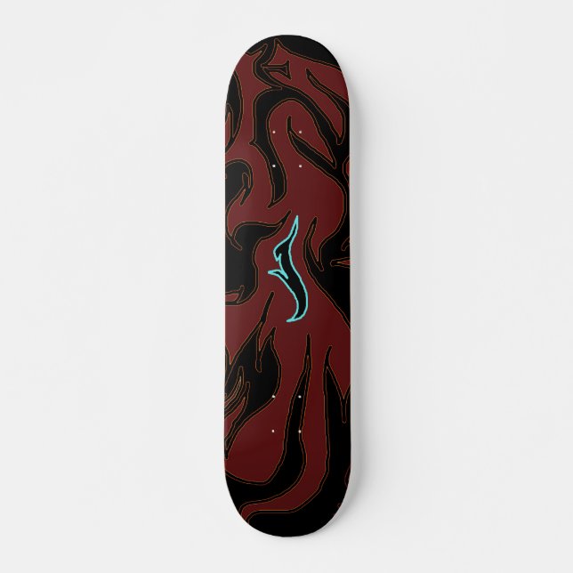 Rabbit to the Flame Skateboard (Front)