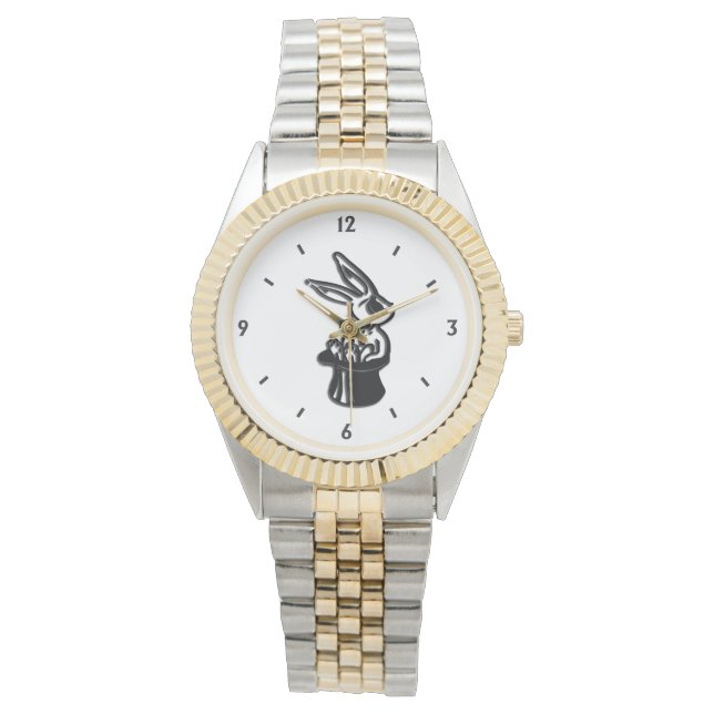 Rabbit Top Hat Wristwatch (Front)