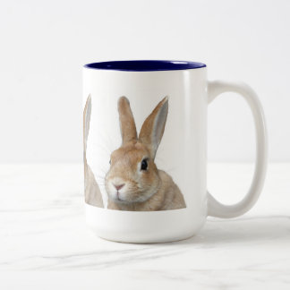 Rabbit Two-Tone Coffee Mug