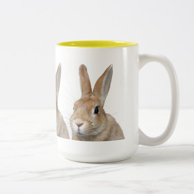 Rabbit Two-Tone Coffee Mug (Right)
