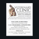 Rabbit, Veterinarian, Veterinary Service Flyer<br><div class="desc">Rabbit,  Veterinarian,  Veterinary Service Advertising Flyer by The Business Card Store.</div>
