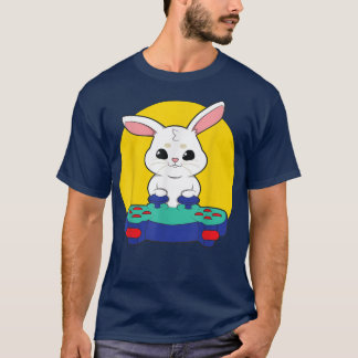 Rabbit Video Games Gaming Gamer  T-Shirt