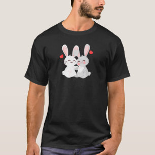 RABBIT Wedding Anniversary Engagement Party Him He T-Shirt