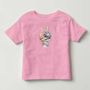 Rabbit with a Giant Ice Cream by Natasha Us Toddler T-Shirt