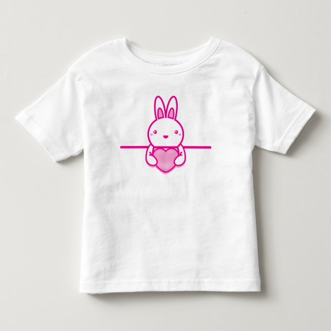 Rabbit_with_a_heart Toddler T-Shirt (Front)