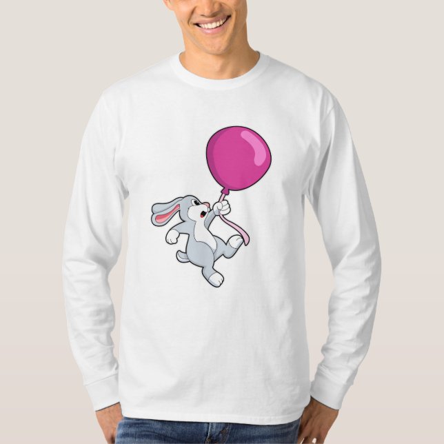 Rabbit with Balloon T-Shirt (Front)
