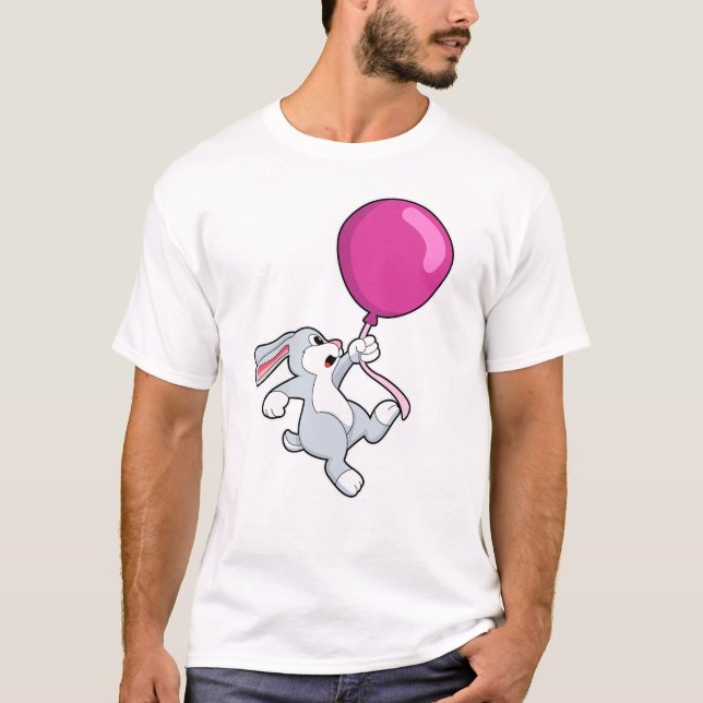 Rabbit with Balloon T-Shirt (Front)