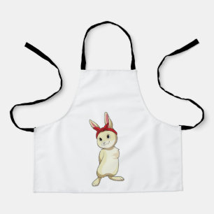 Rabbit with Bandana Apron