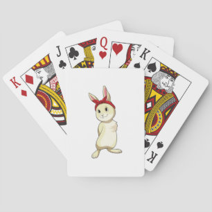 Rabbit with Bandana Playing Cards