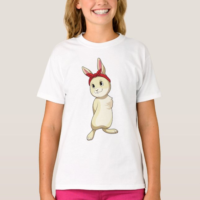 Rabbit with Bandana T-Shirt (Front)