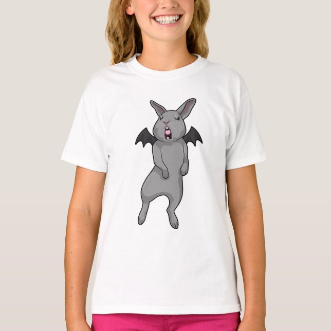 Rabbit with Bat wing T-Shirt (Front)
