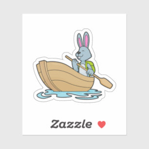 Rabbit with Boat & Paddle