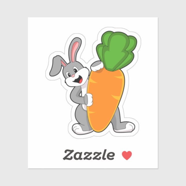 Rabbit with Carrot (Sheet)