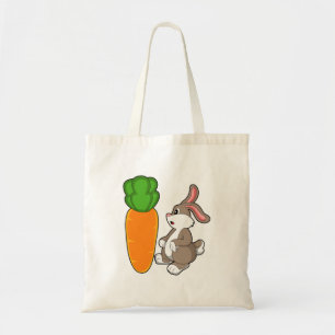Rabbit with Carrot (2).PNG Tote Bag