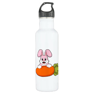 Rabbit with Carrot 710 Ml Water Bottle