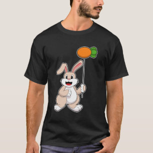 Rabbit with Carrot as Balloon.PNG T-Shirt
