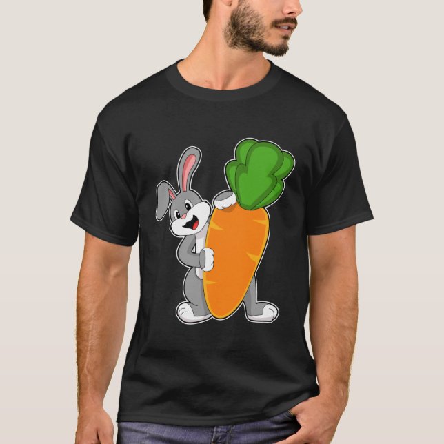 Rabbit with Carrot T-Shirt (Front)