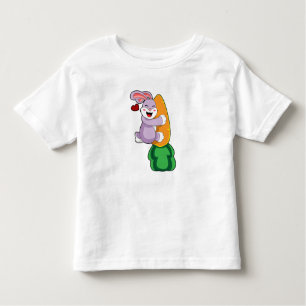 Rabbit with Carrot Toddler T-Shirt