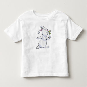 Rabbit with Daisy Toddler T-Shirt